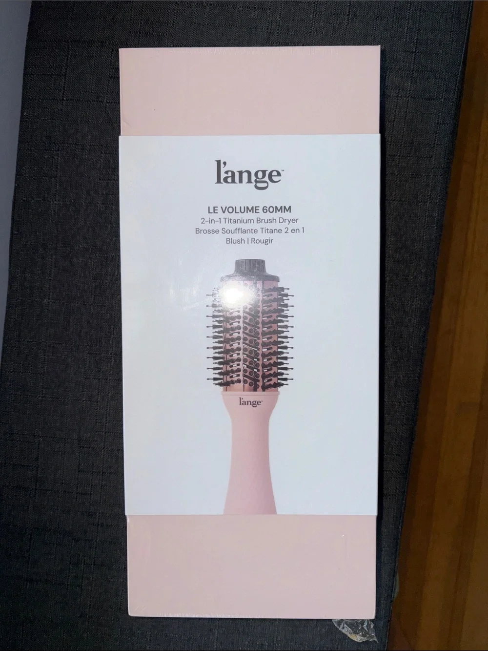 Lange 2-in-1 Titanium Brush Dryer — Blush Pink